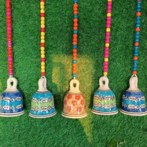 Colorfull Beaded  Bells | set of 5 Bells