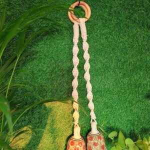 Radhe Wind Song Bells | Ceramic Macrame Bell
