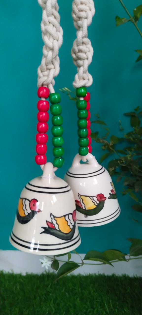 Ceramic Bell – Boho Wind Charm - Image 4